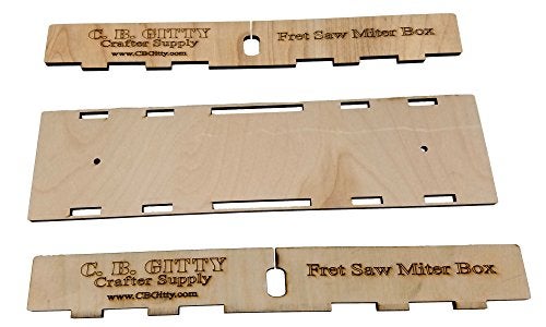 C. B. Gitty Fretting Miter Box Kit for Guitar Necks & Fretboards up to 2.5" Wide - Image 2