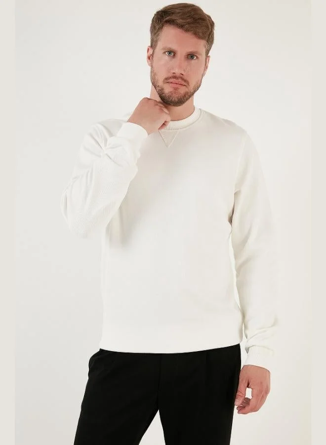 Buratti Cotton Relaxed Fit Crew Neck Sweatshirt Men's SWEAT 5905453