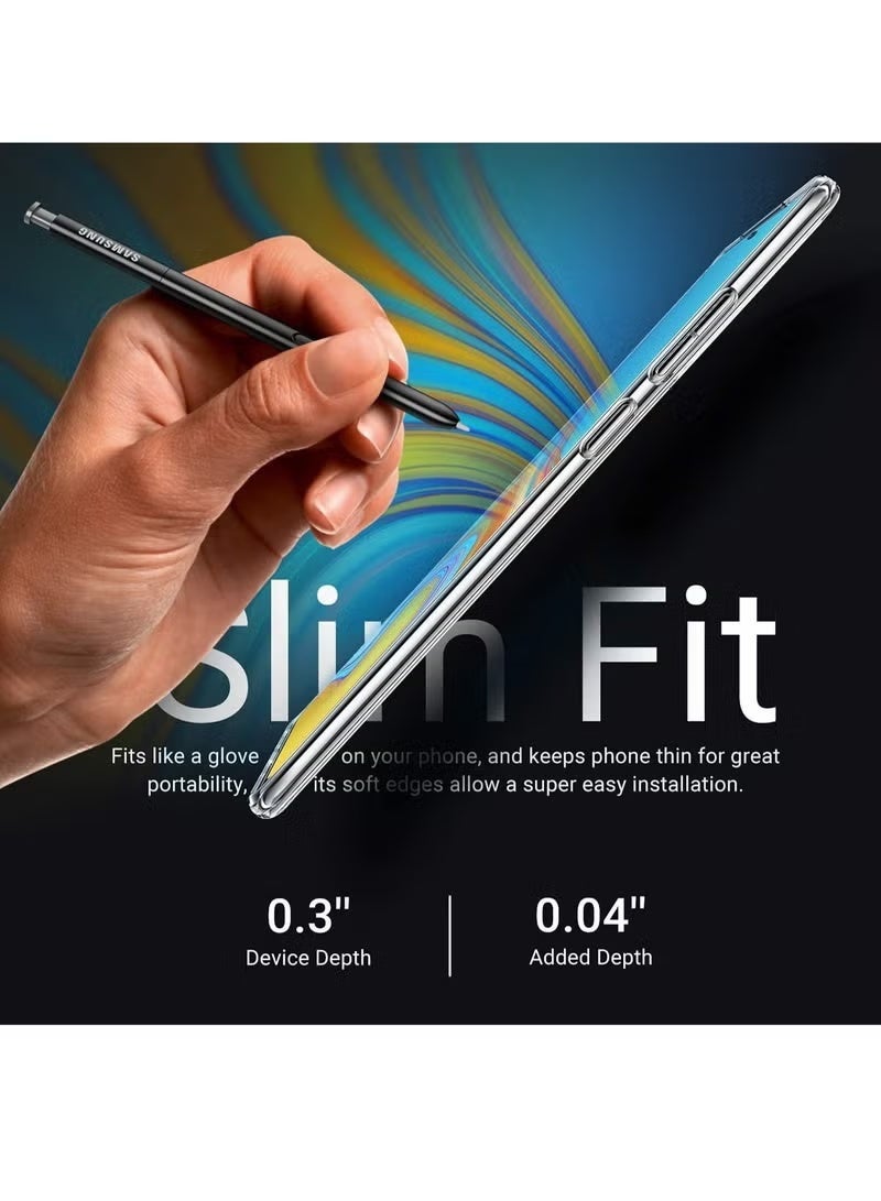 ELTRAZONE Samsung Galaxy Note 20 Transparent Clear case cover With Slightly raised edges for 360 Drop Protection Anti Scratch Anti-Fingerprints - Image 3