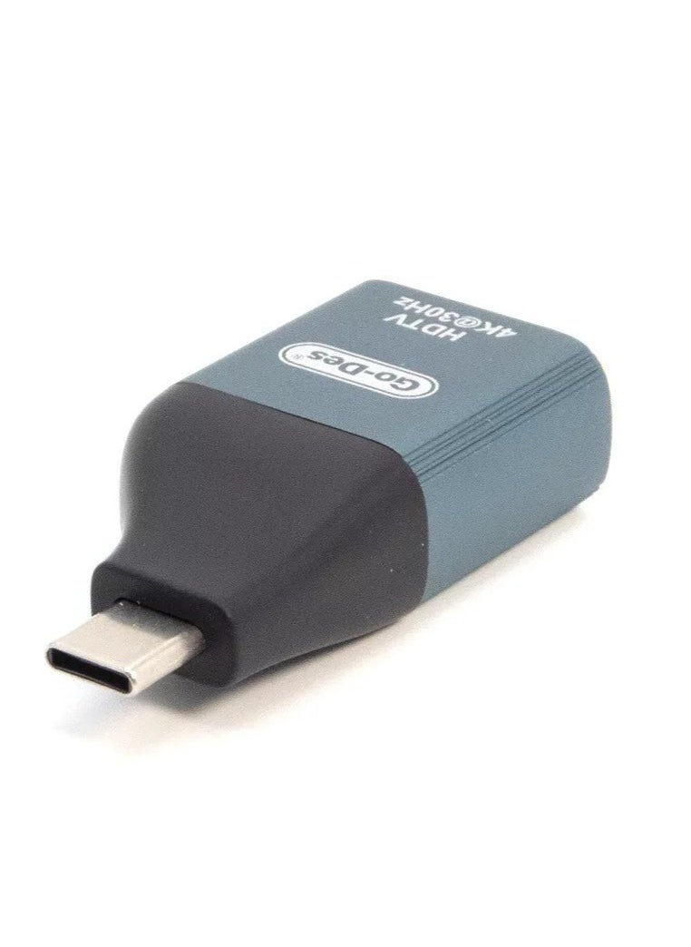 GO-DES "Go-Des USB-C to HDMI Adapter GD-CT062: High-Definition Video Connector"  - Image 1