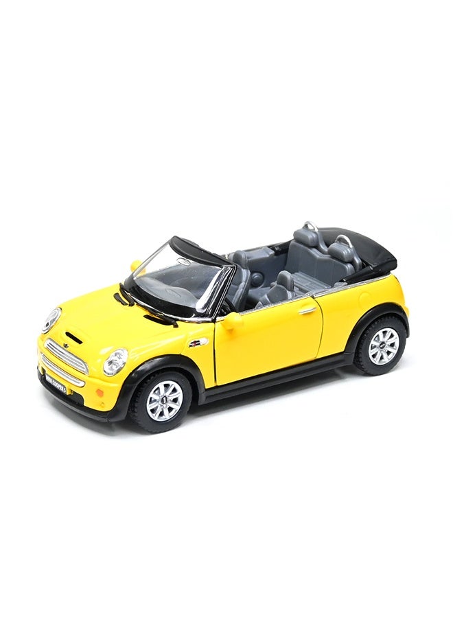 Kinsmart سيارة ميني كوبر إس قابلة للفتح بحجم 1:36 مع آلية سحب للخلف مصنوعة من سبائك المعادن - Image 1
