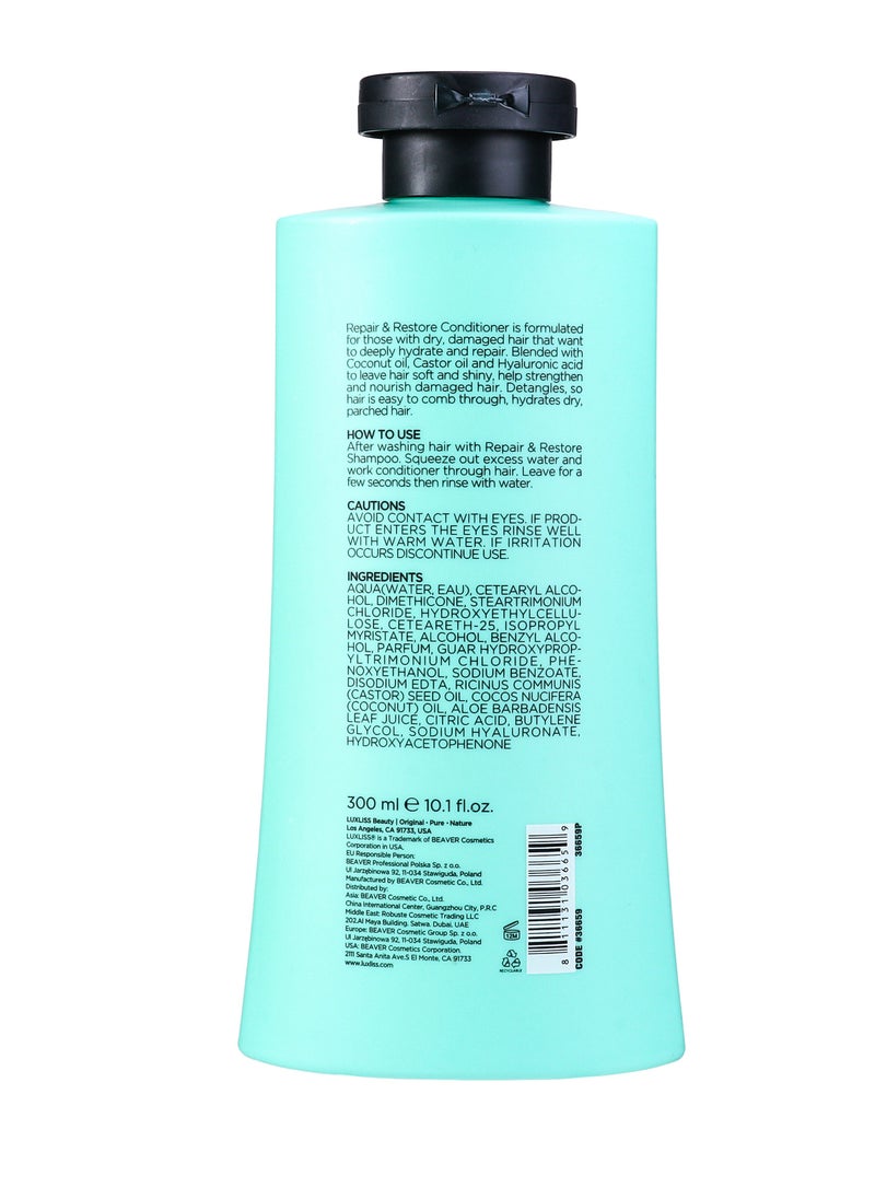 Luxliss Repair And Restore For Dry Damaged Hair Conditioner 300ML  - Image 2