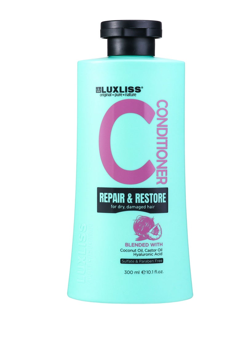 Luxliss Repair And Restore For Dry Damaged Hair Conditioner 300ML  - Image 1