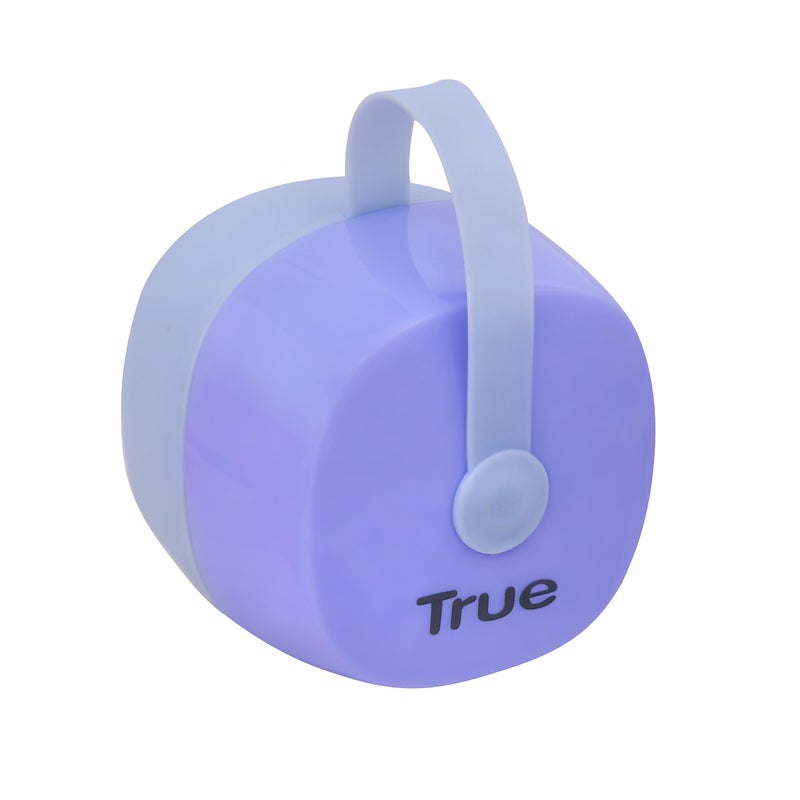 True Gold Soother container with hanger-PURPLE