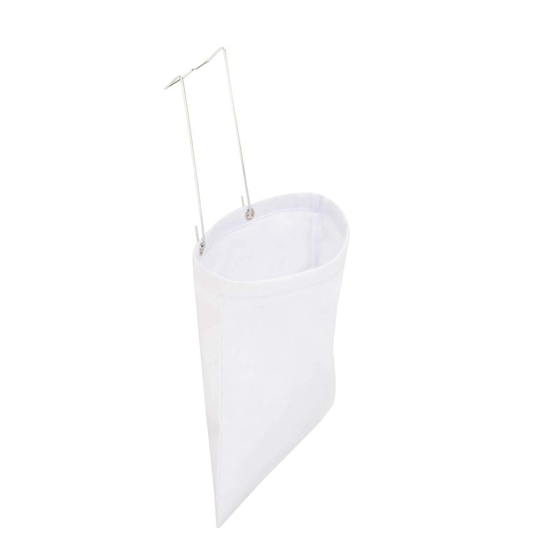 HoneyCanDo DRY01313 Clothespin Bag 11 x 10 Inch White