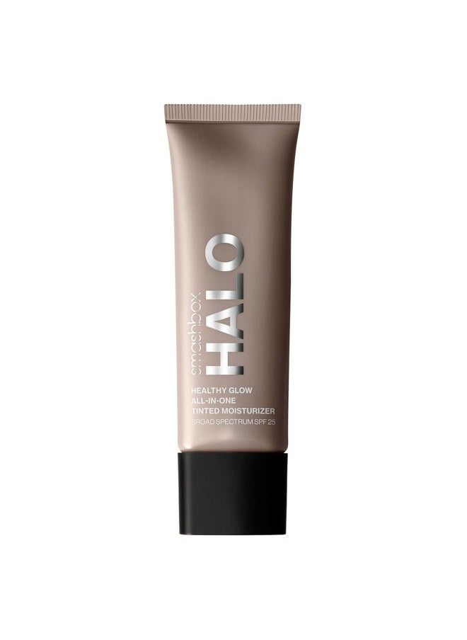 SmashBox Halo Healthy Glow All-In-One Tinted Moisturizer SPF 25 | Light to Medium Coverage| Hyaluronic Acid, Oil free + Anti Humidity, 1.4 Fl Oz  - Image 1