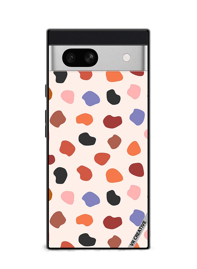 VR CREATIVE Protective Case Cover For Google Pixel 7a Mix Pattern Design Multicolour - Image 1