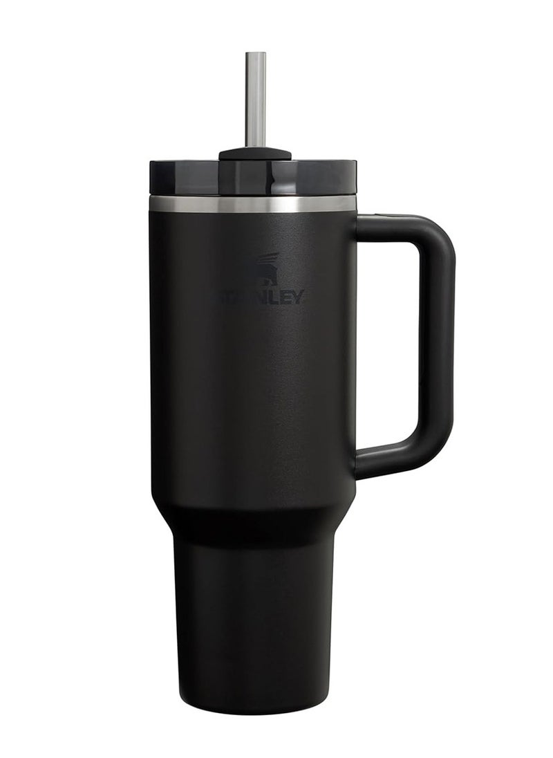 Stanley - Stanley Quencher H2.0 FlowState Tumbler 40OZ BLACK Stainless Steel Vacuum Insulated with 3-Position Lid and Straw Perfect for Water Iced Tea Coffee On-the-Go Hydration Ideal Gift Stanley Cup - Image 1