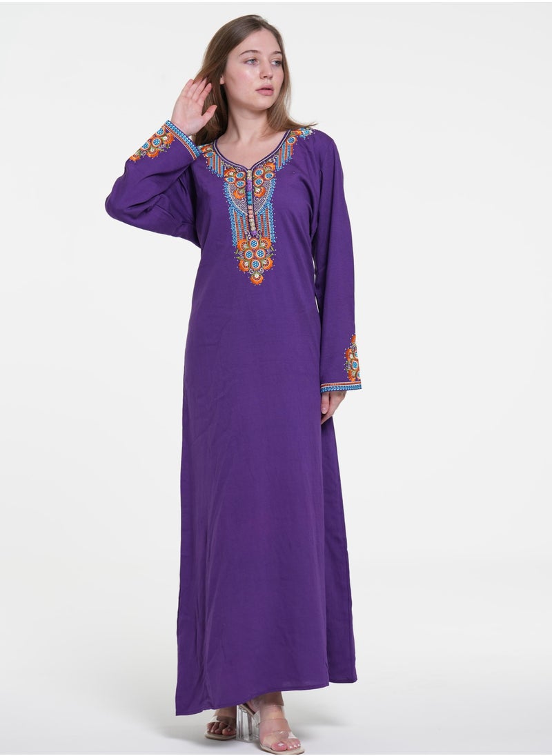 AL BENT AL SHARQIEH women jalabiya , arabian traditional dress 