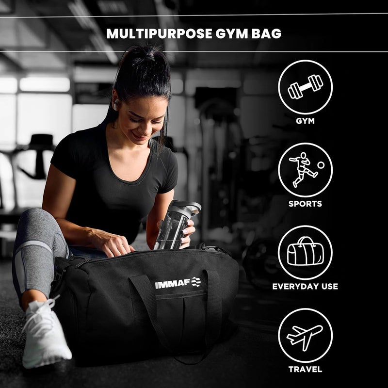 RDX 30L IMMAF Approved Sports Gym Equipment Bag for Athletes Duffle Bag with shoes compartment Multiple Pockets Holdall for MMA Boxing Gear Rucksack for Weekend Overnight Travel Hiking Men Women - Image 5