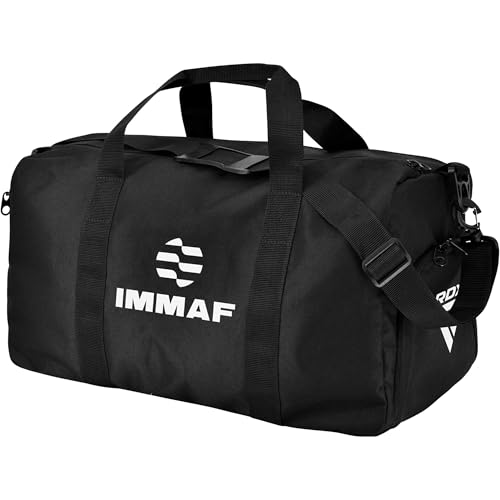 RDX 30L IMMAF Approved Sports Gym Equipment Bag for Athletes Duffle Bag with shoes compartment Multiple Pockets Holdall for MMA Boxing Gear Rucksack for Weekend Overnight Travel Hiking Men Women - Image 1
