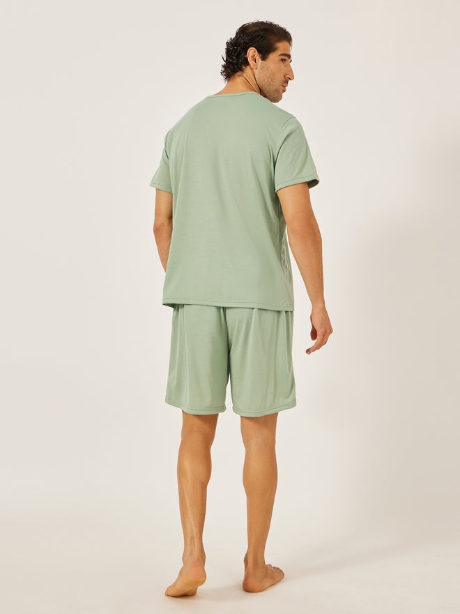 Styli Styli Unwind Graphic Printed T-Shirt and Solid Shorts Set  - Image 4