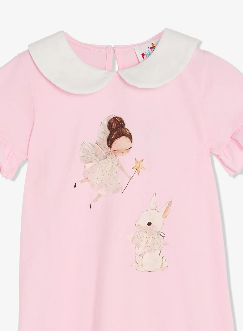 Pinata  Magical Fairy and Rabbit Print Collar Dress for Women | Best Price UAE