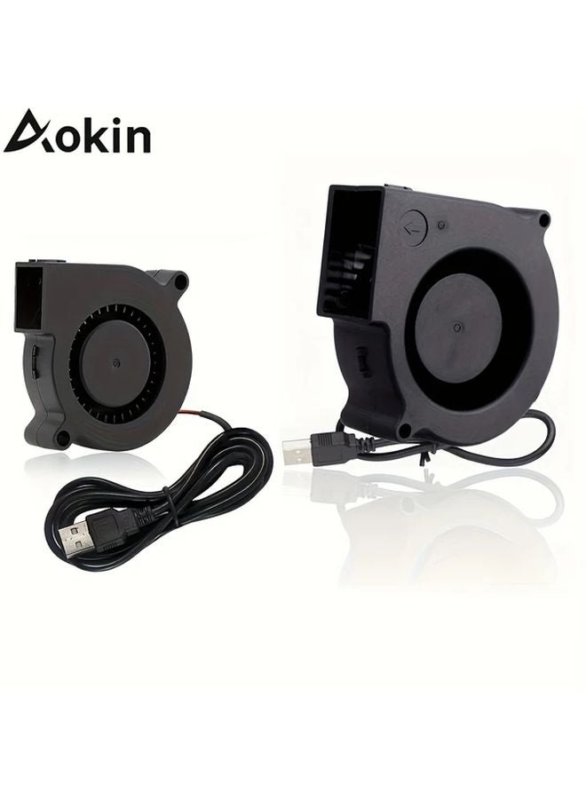 7530 5V USB Blower Brushless Cooling Fan For 3D Printer PC CPU Computer Case - Image 2