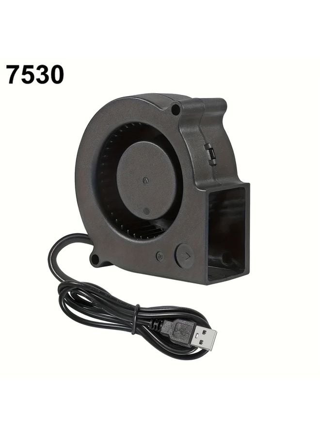 7530 5V USB Blower Brushless Cooling Fan For 3D Printer PC CPU Computer Case - Image 1