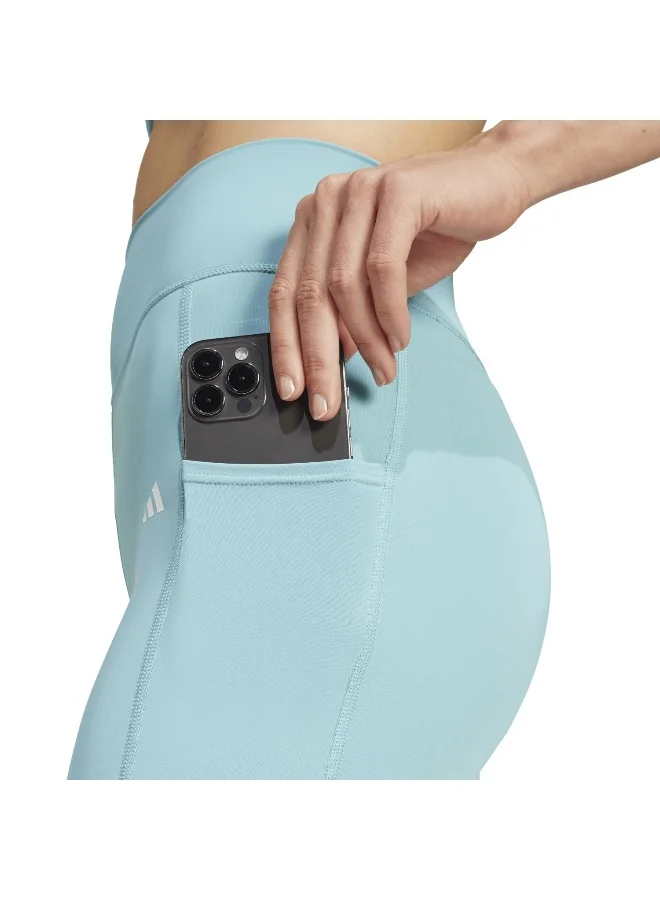 Adidas Opt St Hr 1/1 L Green Training Tights 2XSS