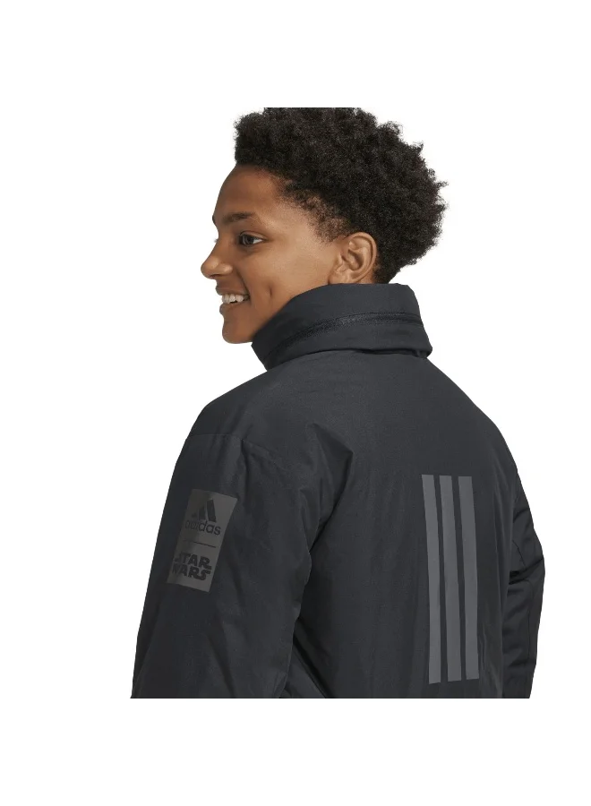 adidas جاكيت تدريب J Sw Myshelter أسود للأعمار 7-8 سنوات