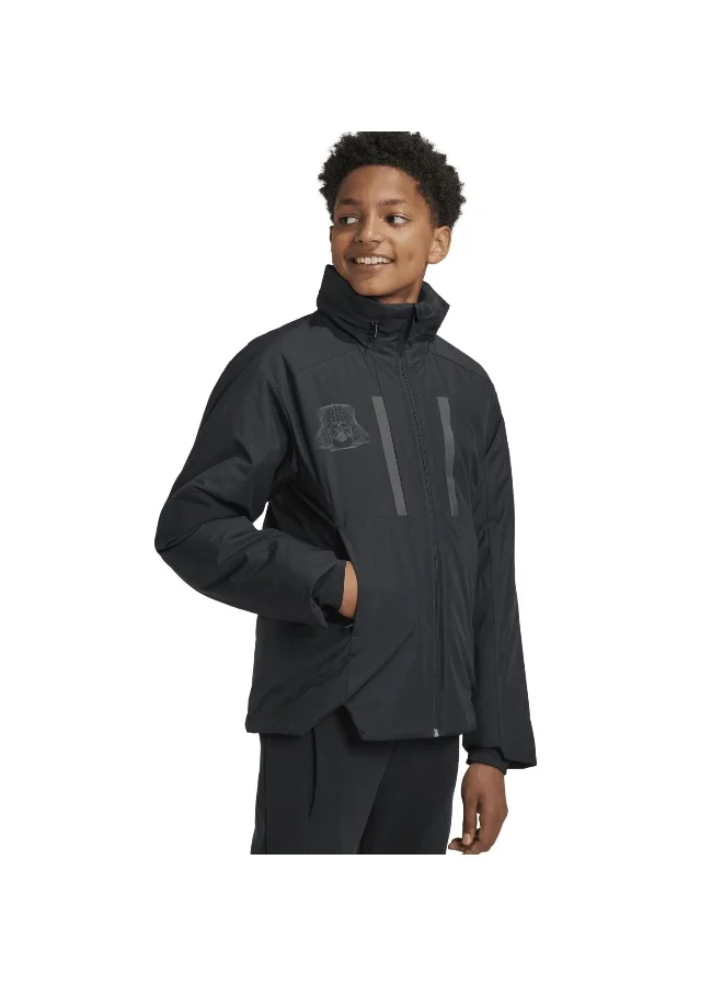 adidas جاكيت تدريب J Sw Myshelter أسود للأعمار 7-8 سنوات