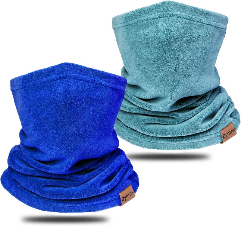 Dymex Neck Warmer Winter Neck Gaiter Face Mask Balaclavas for Women Men, Soft Fleece Face Cover Mask for Skiing Motorcycle-2 Pack - Image 1