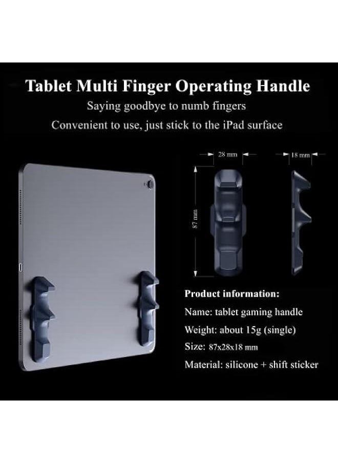 ماركة غير محددة - مقبض ألعاب iPad لتشغيل متعدد الأصابع، وحدة تحكم في لوحة الألعاب من السيليكون - Image 1