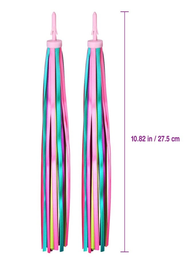 BESPORTBLE 1Pair Colorful Bike Handlebar Streamers for Kids - 10.23 Inch Nylon Tassels for Bicycles, Tricycles, and Scooters - Easy to Install - Image 3