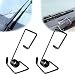 OTXKXBLP 2Pcs Windshield Wiper Arm Pressure Spring Booster Wiper Arm Pressure Spring Set Enhance Wiper Performance Easy Install Improved Visibility in RainSnow Suitable for All Vehicles - Image 2