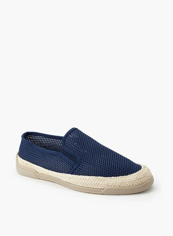 Peppermint Men Textured Espadrilles Loafers
