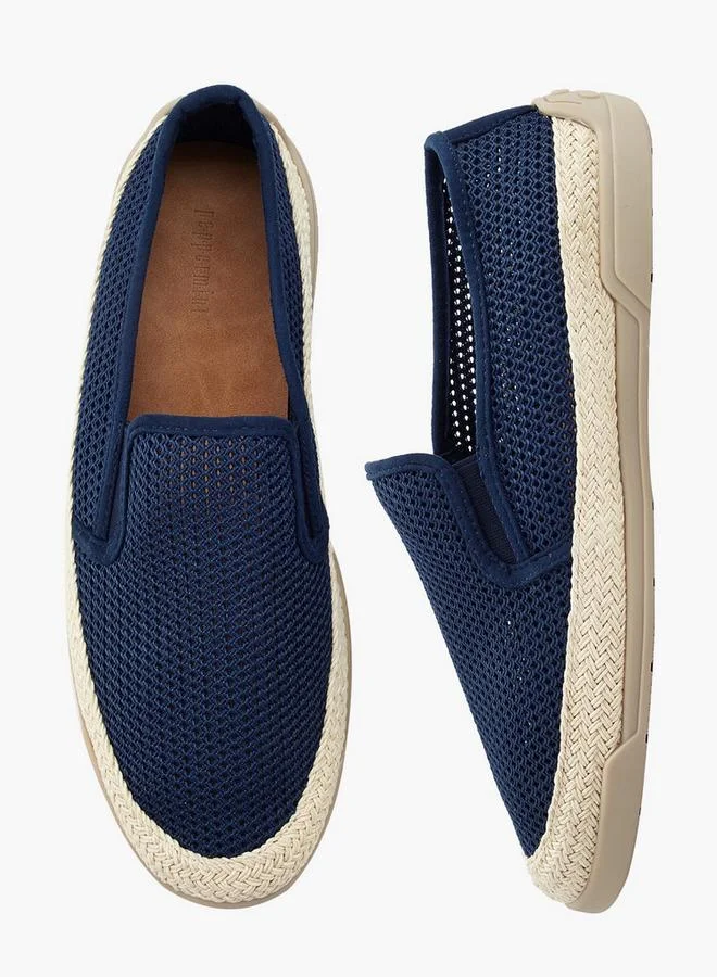 Peppermint Men Textured Espadrilles Loafers