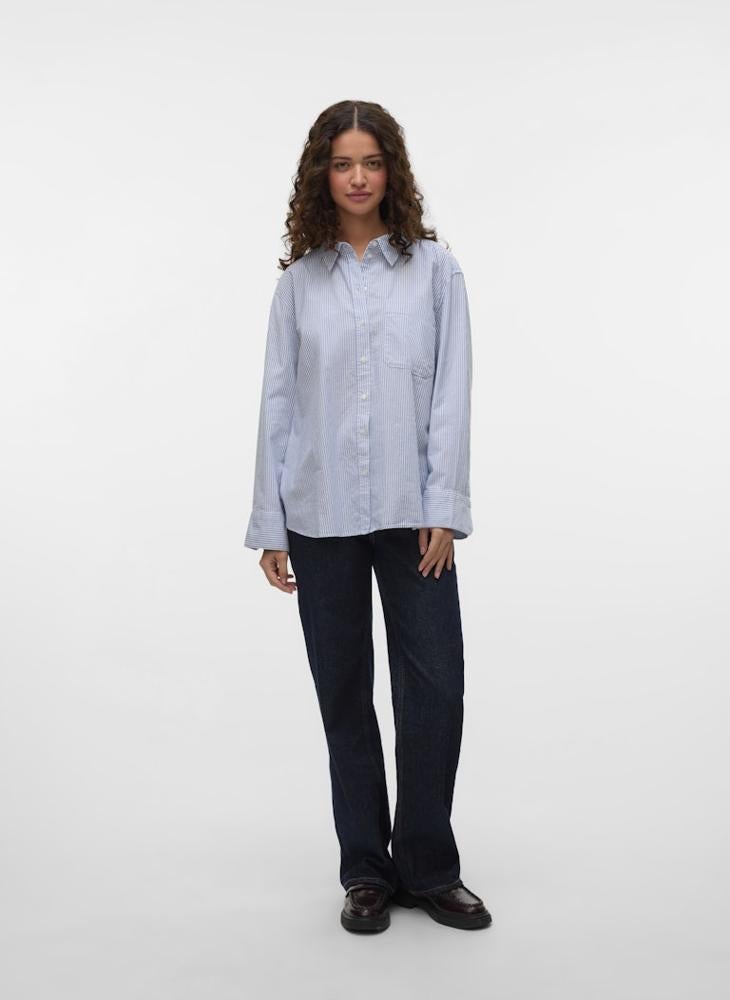 VERO MODA Oxford Long Sleeve Shirt  - Image 5