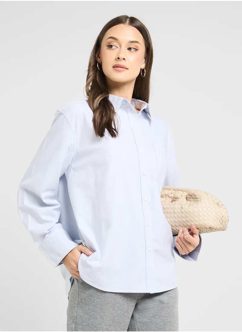 VERO MODA Oxford Long Sleeve Shirt