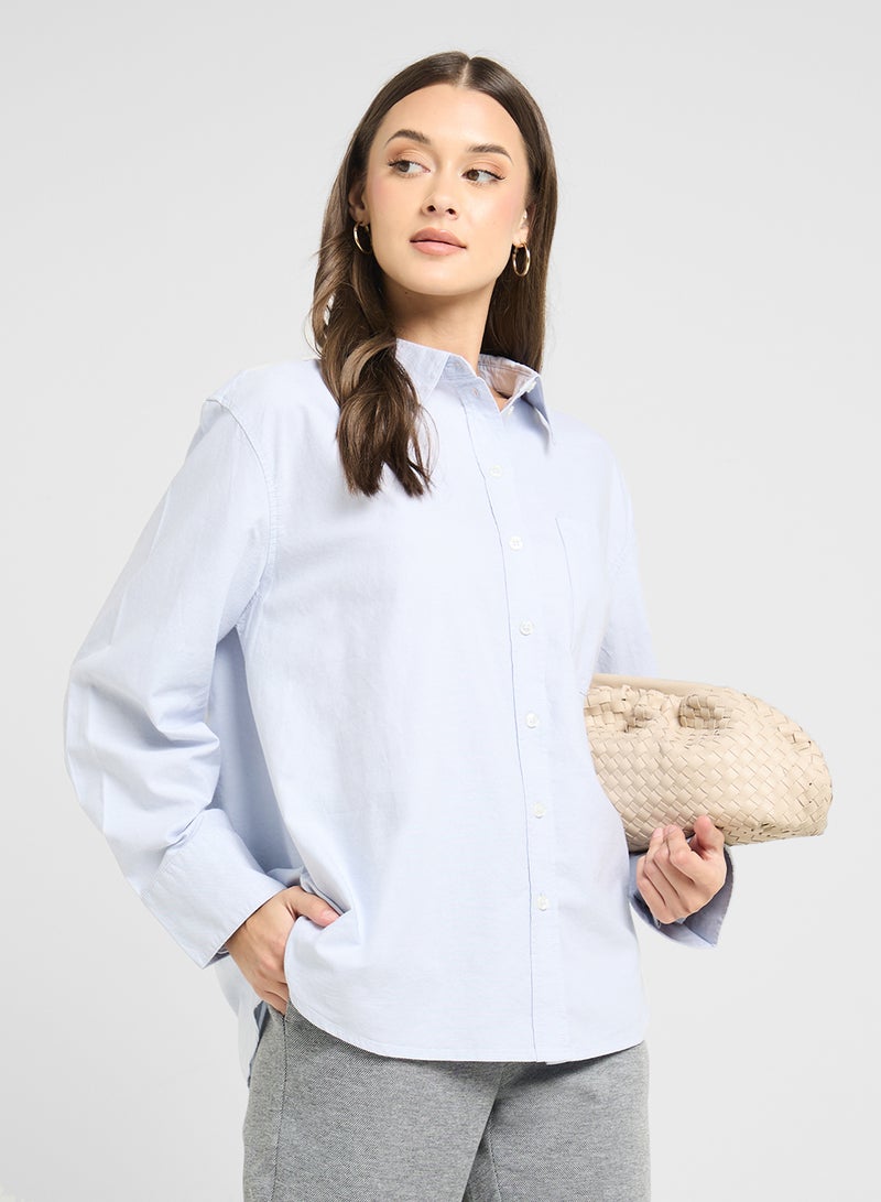 VERO MODA Oxford Long Sleeve Shirt  - Image 1