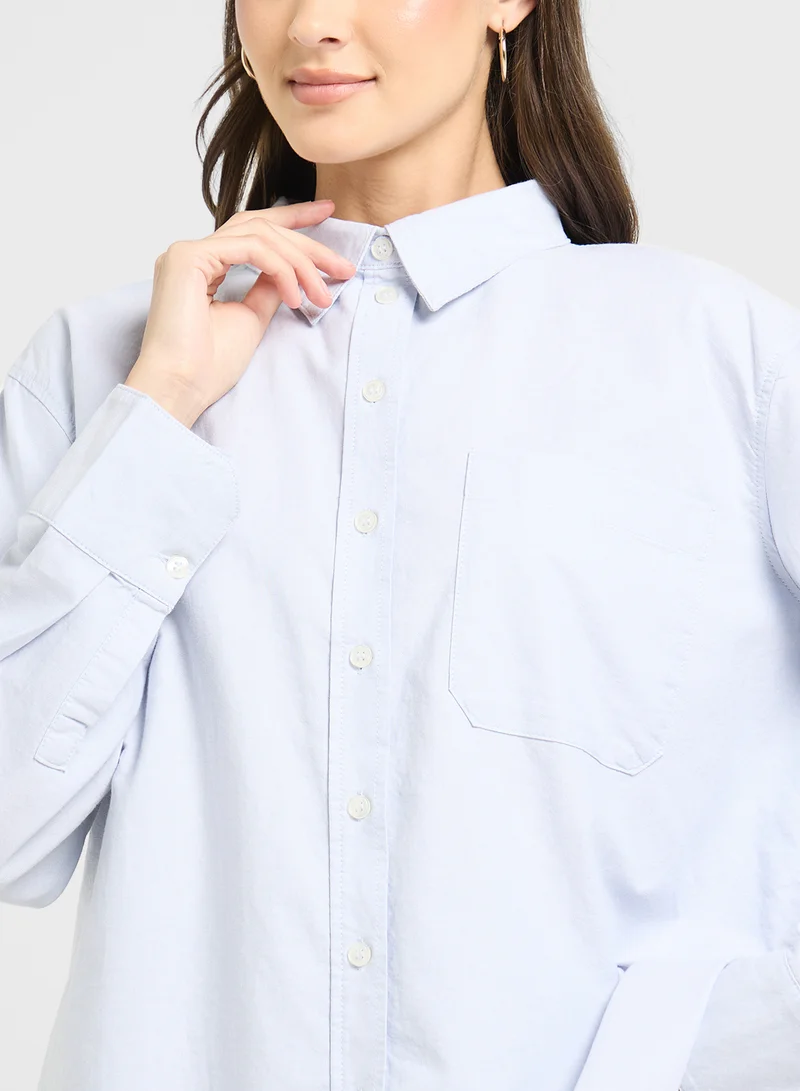 VERO MODA Essential Oxford Fit Button Down Shirt