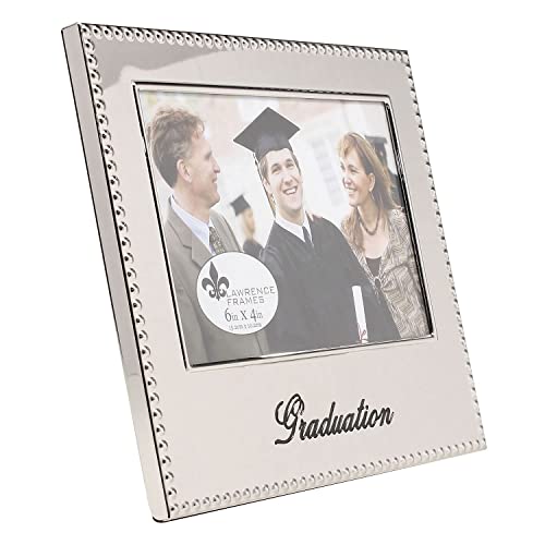 Lawrence Frames 4x6 Graduation Picture Frame,Silver - Image 2