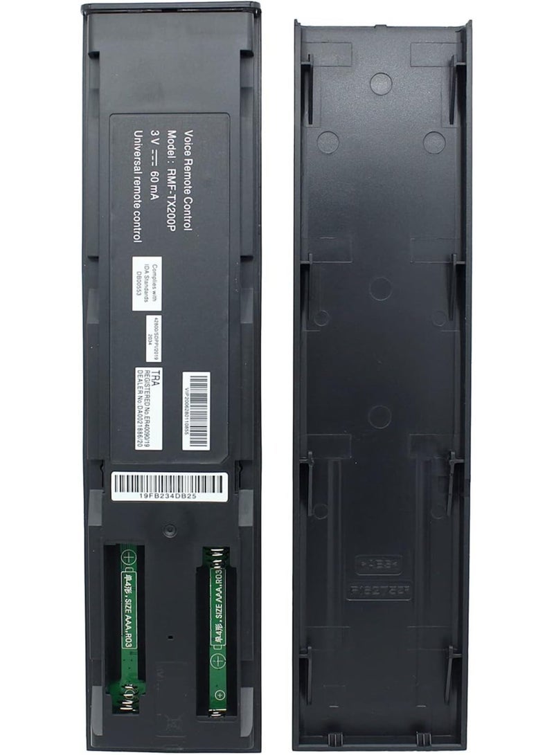PopZa Replacement Remote Control RMF-TX200P for Sony TV Also Compatible with RMT-TX200E RMF-TX300E RMT-TX200A RMF-TX201E RMF-TX220P RMF-TX200U RMF-TX201U with battery - Image 5