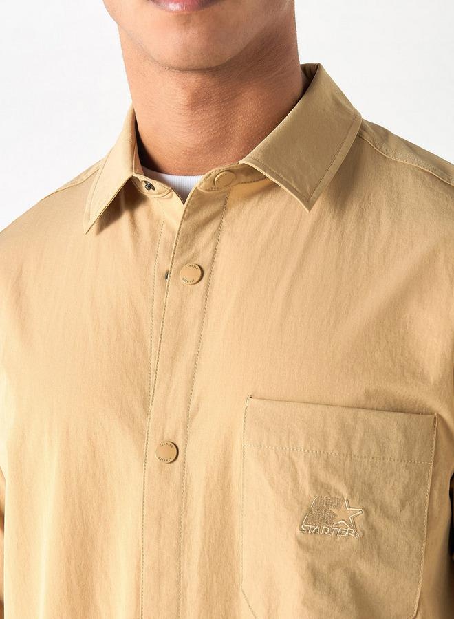 Starter Solid Shirt with Short Sleeves and Pocket - Image 4