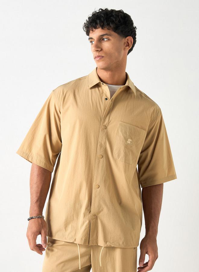 Starter Solid Shirt with Short Sleeves and Pocket - Image 1
