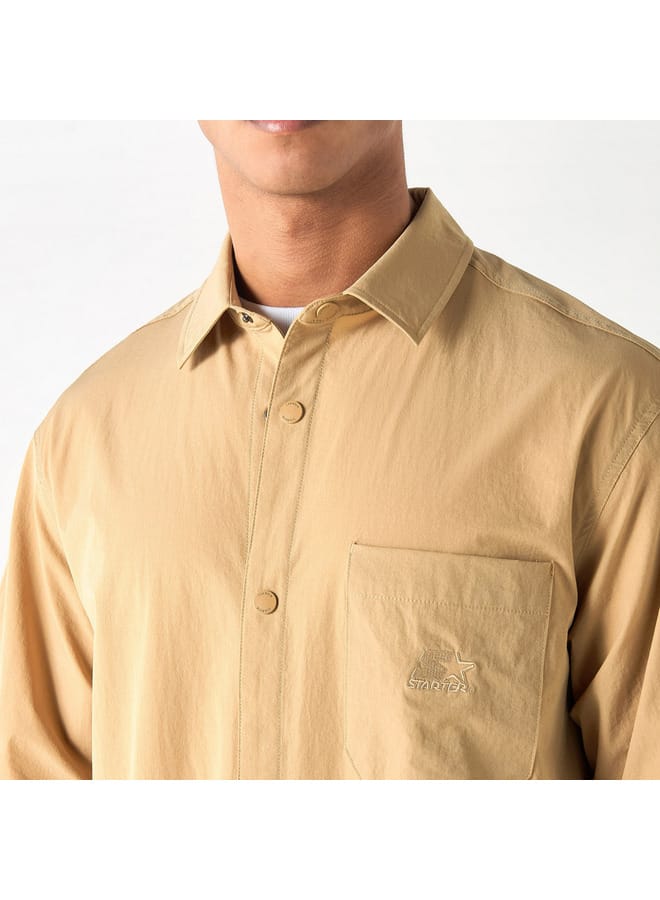 STARTER Starter Solid Shirt with Short Sleeves and Pocket  - Image 4