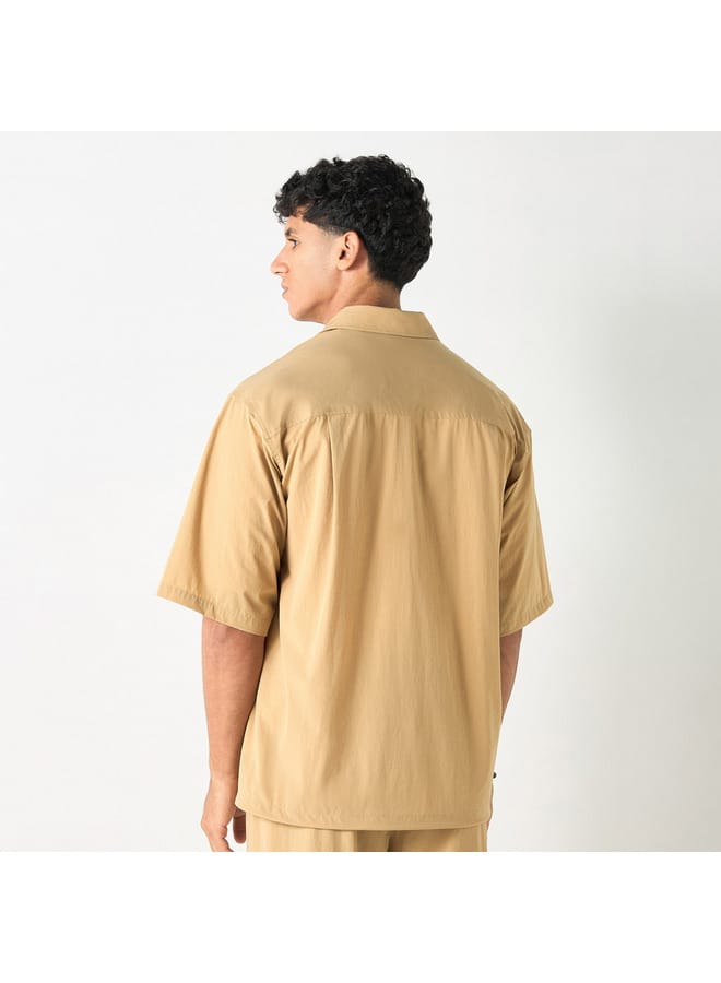 STARTER Starter Solid Shirt with Short Sleeves and Pocket  - Image 3