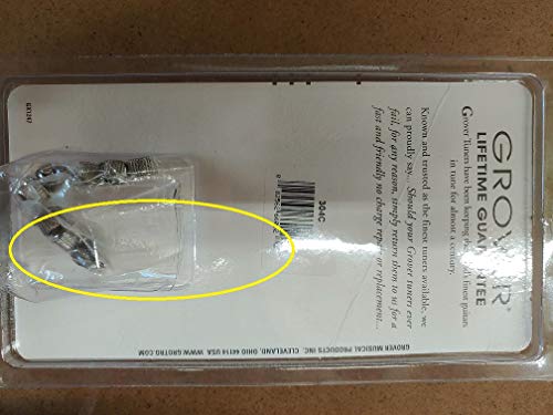 Grover 304C Sta-Tite Mandolin Tuners - 4+4 - Chrome - Image 3