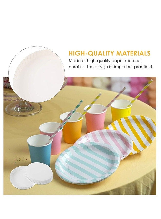 LIVQORA 100pcs Disposable Paper Cup Covers - Recycled Drinking Lids for Coffee, Tea, Beverages, Perfect for Travel, Hotels, Parties, Weddings, Home (7.5 x 7.5cm) - Image 5