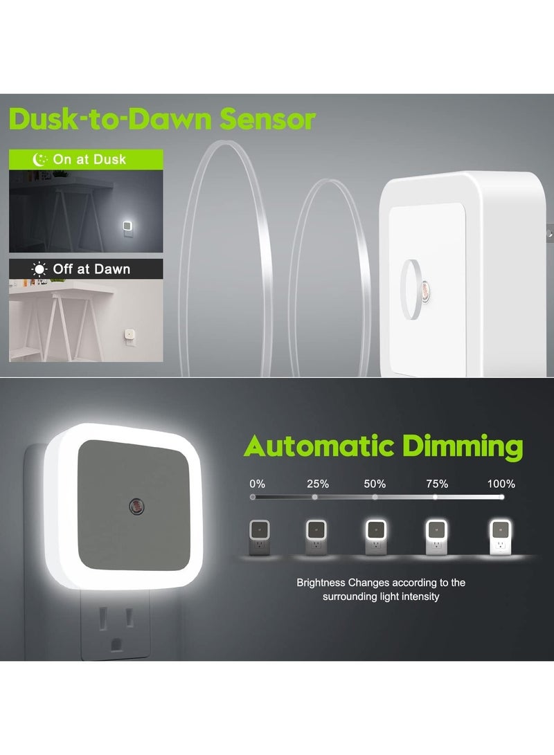 Taram Pro 0.5W Smart LED Night Light with Automatic Sensor for Kids Bedroom and Elderly - 1 Pack (White)  - Image 3