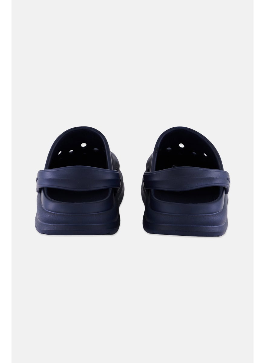 Loyalty and Faith - Men Mantegna Slingback Clogs, Navy - Image 1