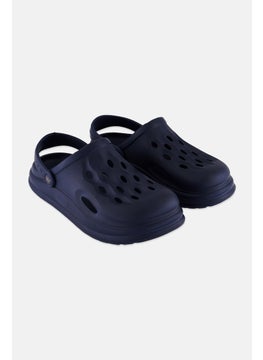 Men Mantegna Slingback Clogs, Navy