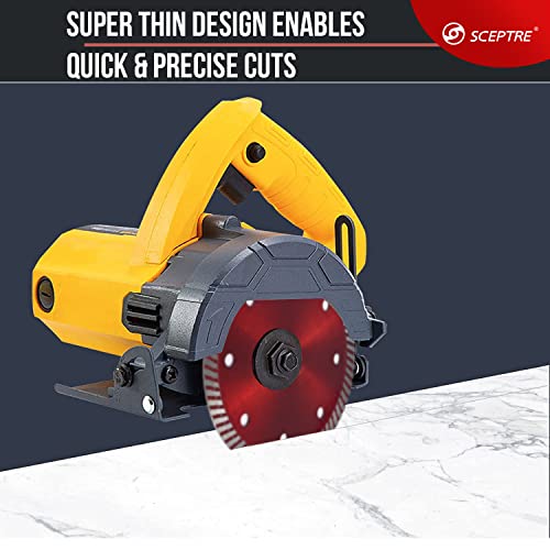 SCEPTRE SUPER Thin ZERO CHIPPING Wheel TILE CUTTING Blade Hot Press TURBO for Ceramic AND PRECISE CUTTING (110mm OR 4 Inch TURBO) - Image 4