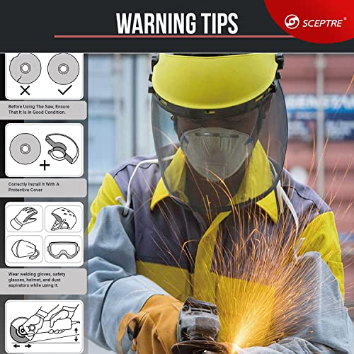 SCEPTRE SUPER Thin ZERO CHIPPING Wheel TILE CUTTING Blade Hot Press TURBO for Ceramic AND PRECISE CUTTING (110mm OR 4 Inch TURBO) - Image 3