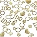 Delphinus Gold Wedding Table Confetti Bridal Shower Decorations Bride to Be Confetti Glittering Diamond Ring I Do Engagement Party Table Scatter 100pcs - Image 3