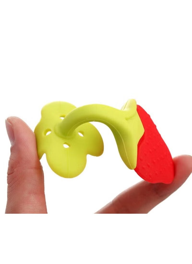 AIYISHI 5 Pack Baby Teething Toys Set Silicone Fruit Shape Giraffe Baby Teethers BPA Free Soothe Babies Gums for Babies Infants Toddlers Boys & Girls  - Image 4