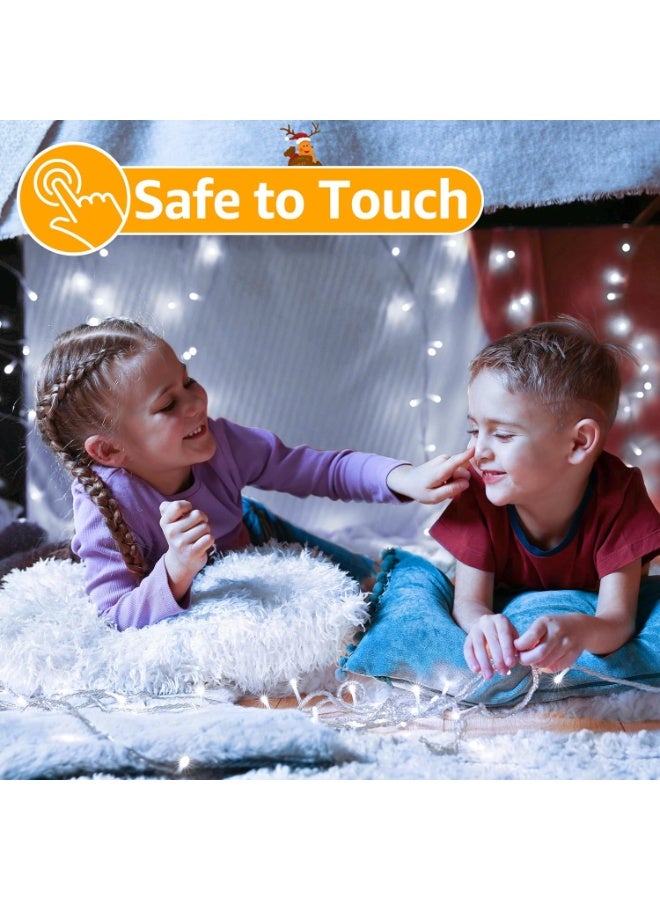 أضواء شجرة عيد الميلاد ، 6 أمتار، 60 مصباح LED خرافي يعمل بالتيار الكهربائي، مقاوم للماء، سلسلة إضاءة خارجية بيضاء باردة للخارج، ديكورات عيد الميلاد للحديقة الداخلية - Image 3