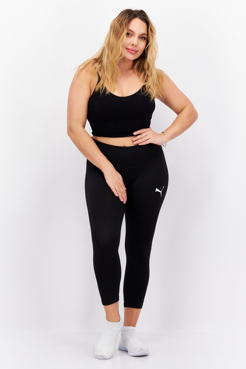 PUMA Women Sport Fit Training 3/4 Tights, Black - Image 3