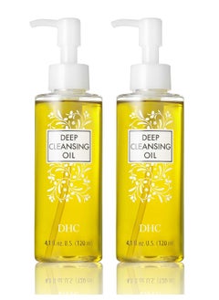 DHC DHC Deep Cleansing Oil Medium 2 pack Facial Cleansing Oil Makeup Remover Cleanses without Clogging Pores ResidueFree Fragrance and Colorant Free All Skin Types 41 fl oz 